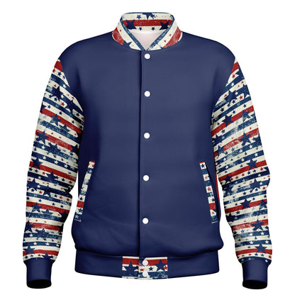 Retro US-EH - Premium Heavyweight Baseball Jacket – Unique Design, Comfort & Style