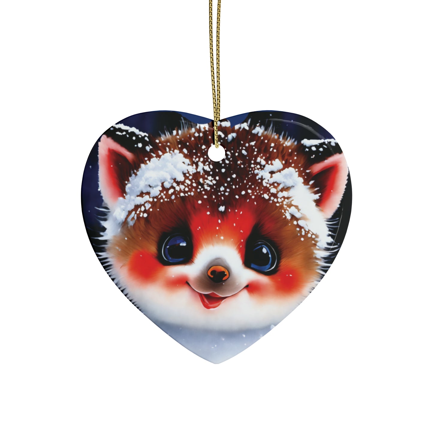 Woodland Creature | Ceramic Christmas Ornaments (1pcs, 5pcs, 10pcs, 20pcs) - 8