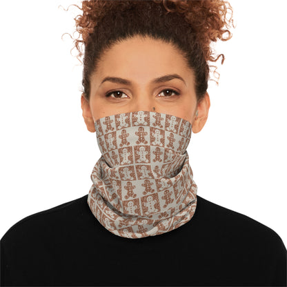 Gingerbread Glitter Neck Gaiter – Sweet Holiday Style