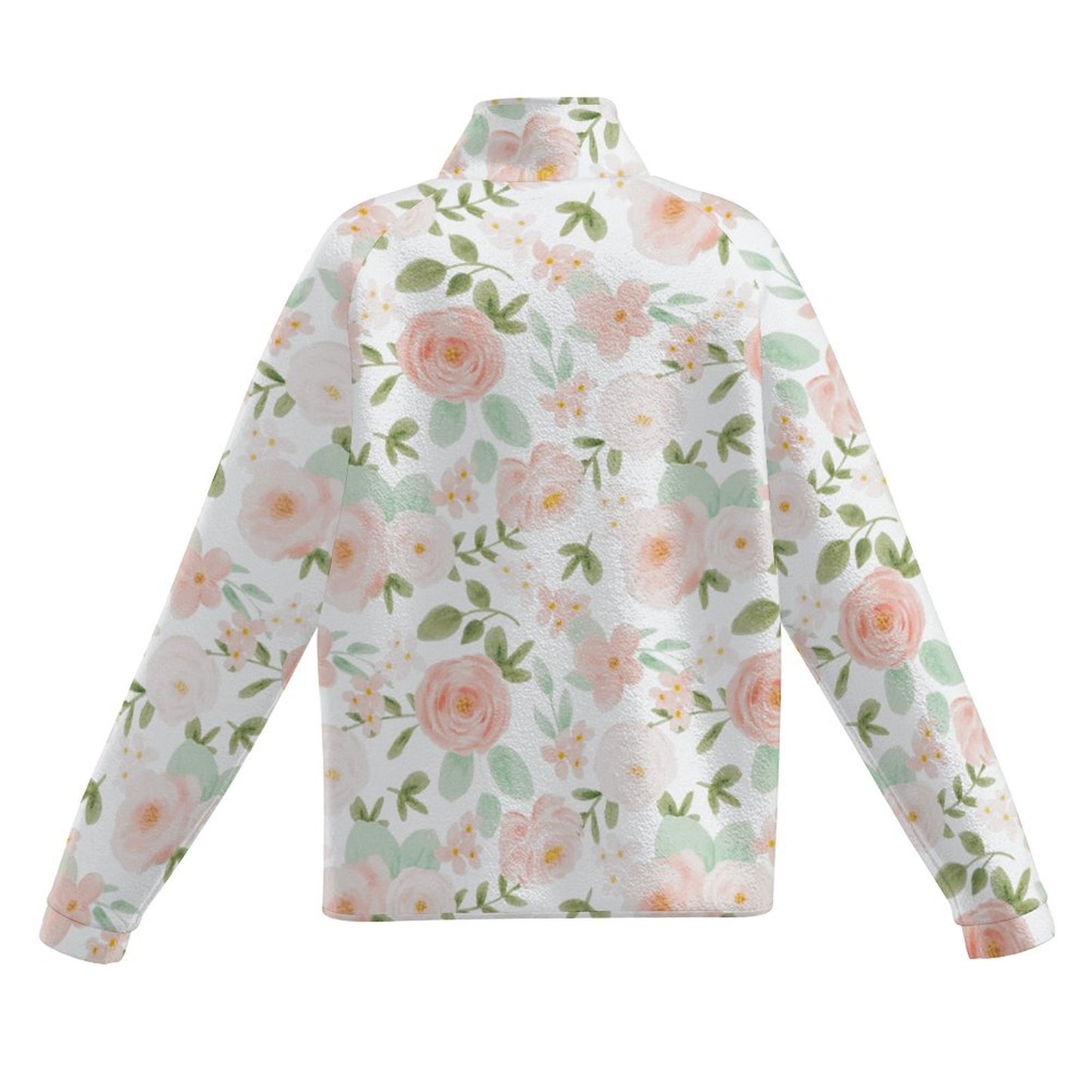 Easy Florals | Women's Casual Fleece Jacket - Warm, Soft, and Weekend-Ready