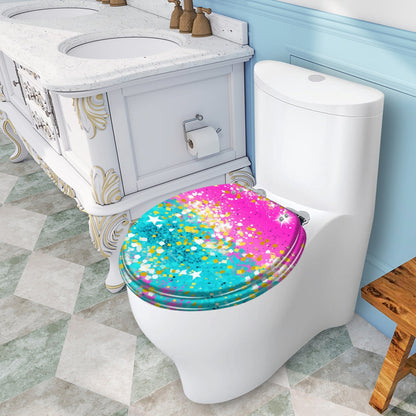 Glitter Bombed - Universal Toilet Seat