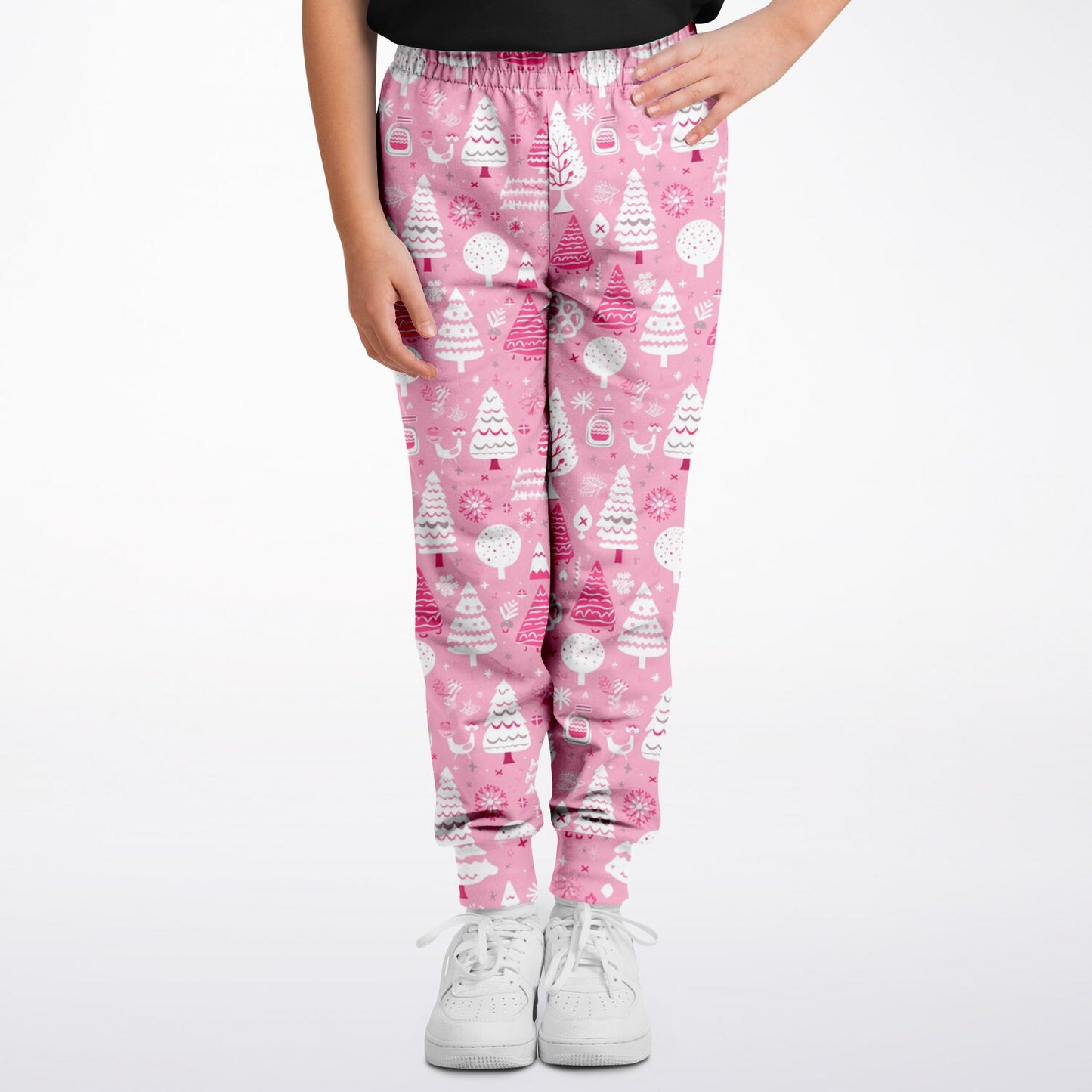 Pink Winter Wonderland - Fashion Kids/Youth Jogger - AOP