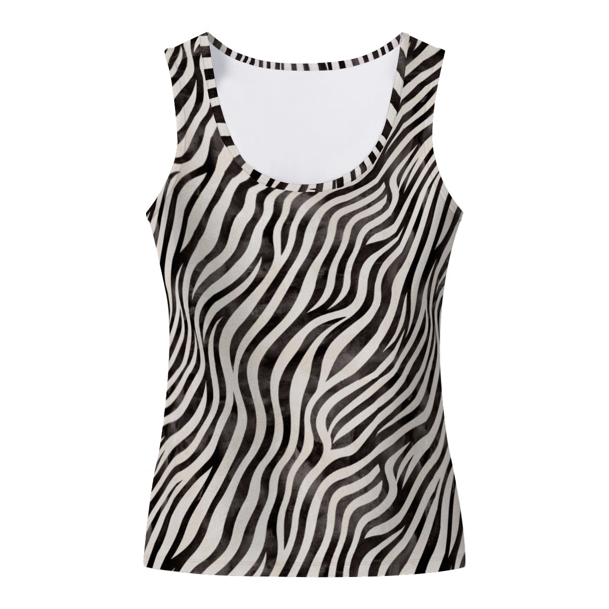 Animal Print - Women's Casual Sleeveless Top-Cami