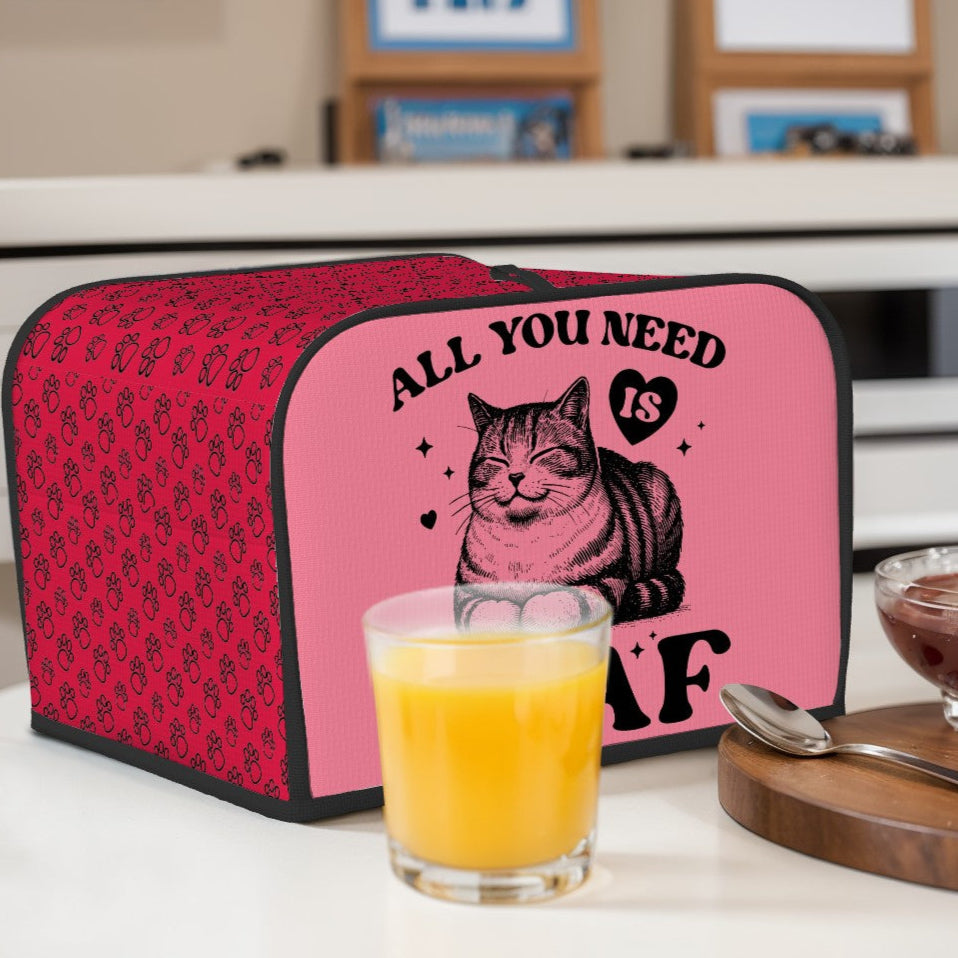 All You Need Is Loaf 4-Slice Toaster Cover – Durable, Protective, and For Cat Lovers