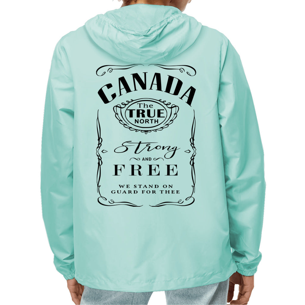 O Canada - Unisex Lightweight Windbreaker Full-Zip Canadian Maple Leaf Jacket