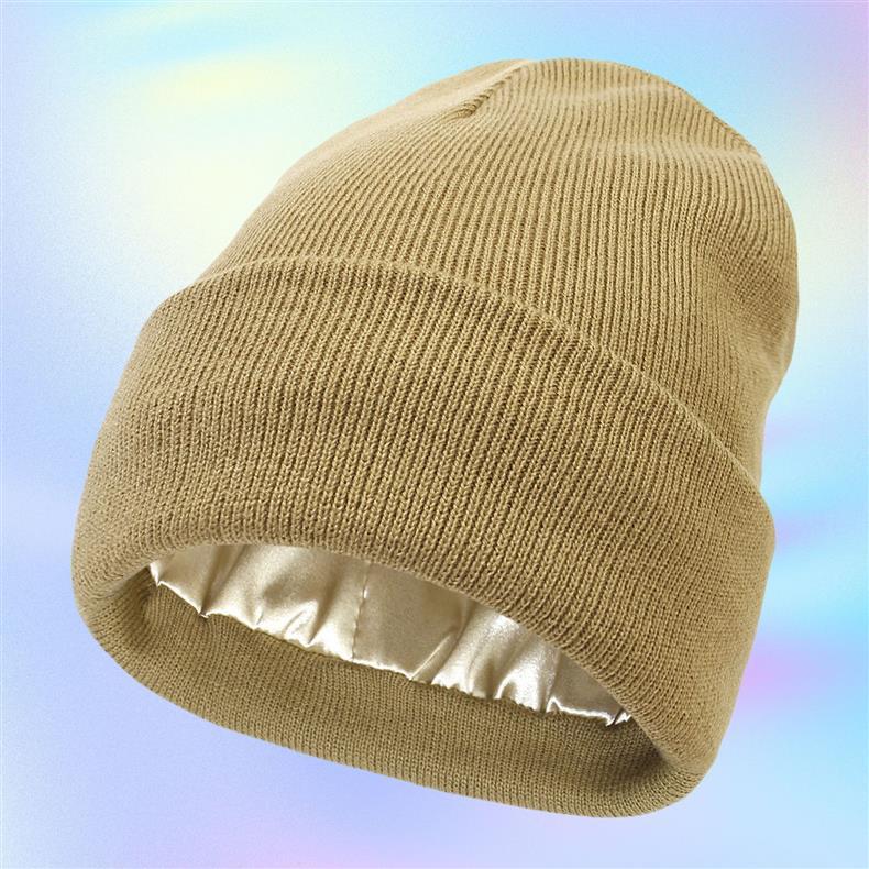 Protect your hair with our Satin-Lined Toque | Helps with Dry Hair and Frizz during Wintertime