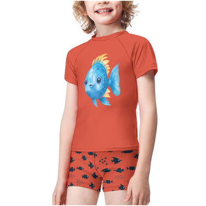 Unisex Children's Shorts Swimsuit