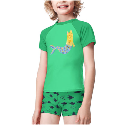 Unisex Children's Shorts Swimsuit