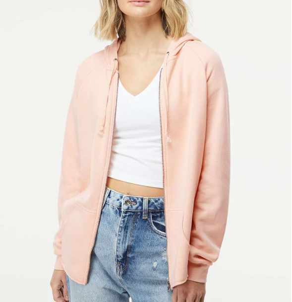 CANADA Bear | Lightweight Women's Wash Zip-Up Hoodie – Relaxed Everyday Layer