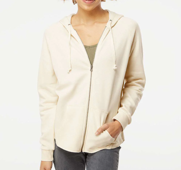 CANADA Bear | Lightweight Women's Wash Zip-Up Hoodie – Relaxed Everyday Layer