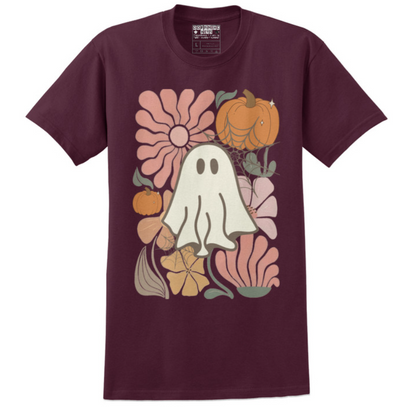 BOHO Ghost Fall - Unisex Medium Weight Ultra Cotton T-Shirt Avail in Plus Sizes