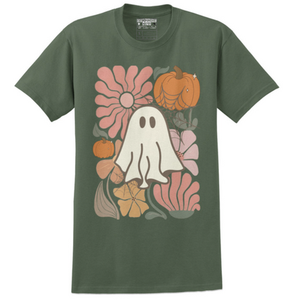 BOHO Ghost Fall - Unisex Medium Weight Ultra Cotton T-Shirt Avail in Plus Sizes