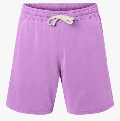 #Camping Life- Unisex Garment-Dyed Lightweight 100% US Cotton Fleece Sweat Shorts