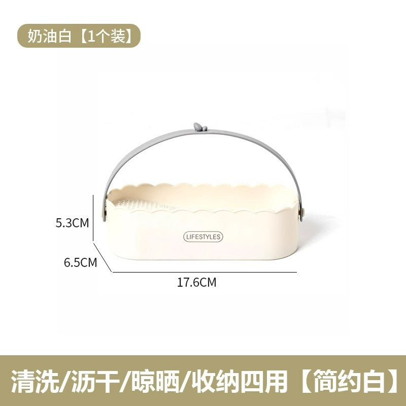 Blending Brush Stand and Cleaning Station | It's a Stand while you're blending and a cleanup station when you're done!