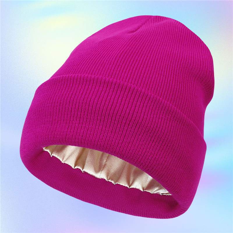 Protect your hair with our Satin-Lined Toque | Helps with Dry Hair and Frizz during Wintertime