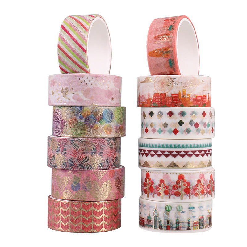 Japanese Series Washi Tape | 12 Rolls to Add to Your Collection