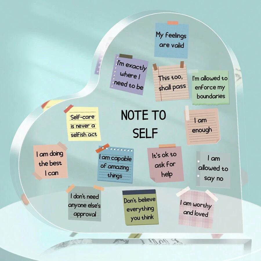 Gifts of Love | Transparent Acrylic Table Ornaments