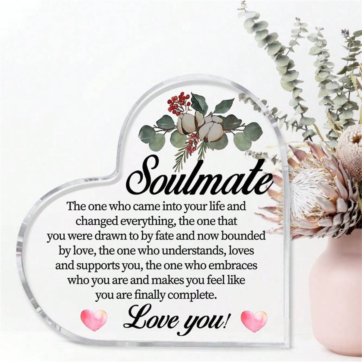 Gifts of Love | Transparent Acrylic Table Ornaments