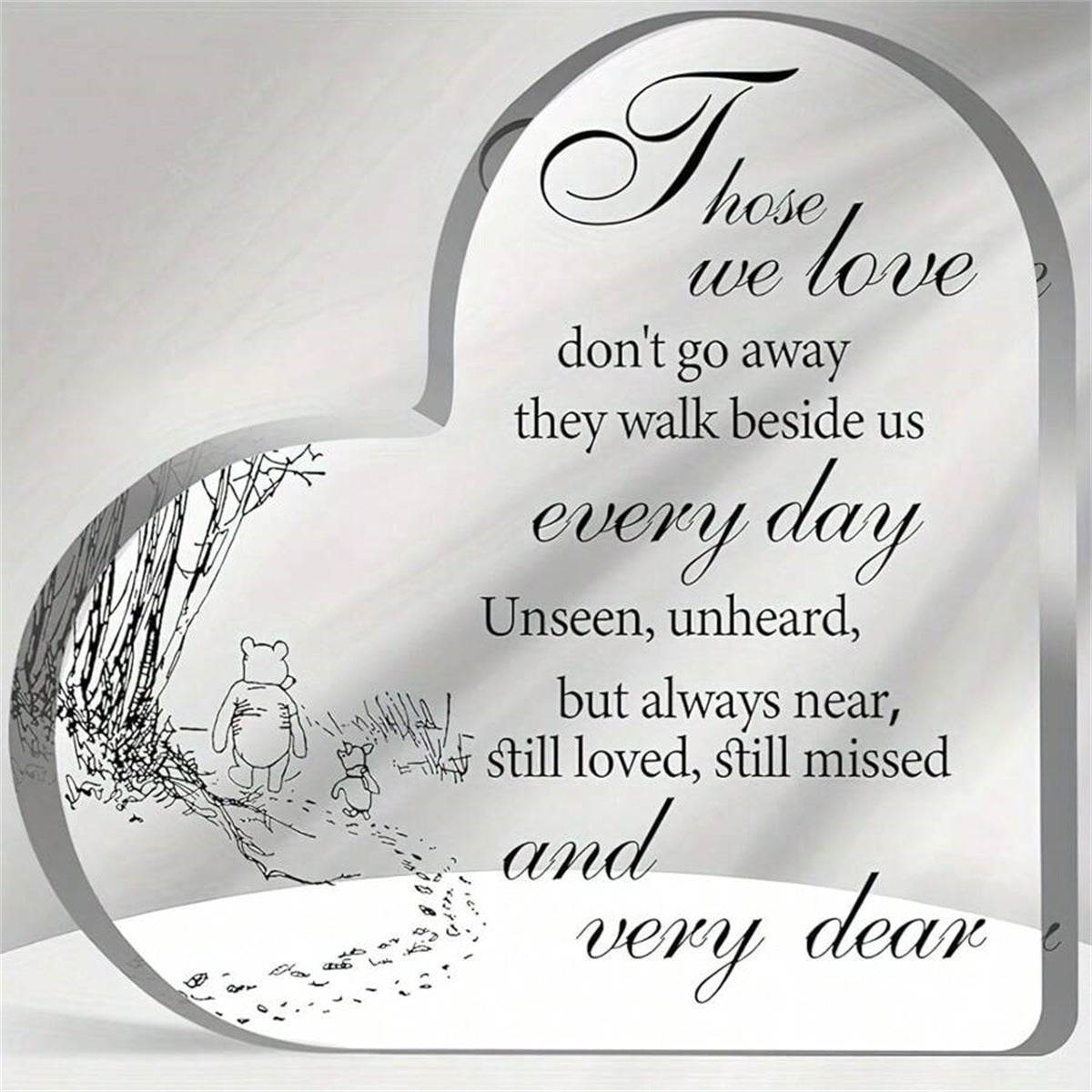 Gifts of Love | Transparent Acrylic Table Ornaments