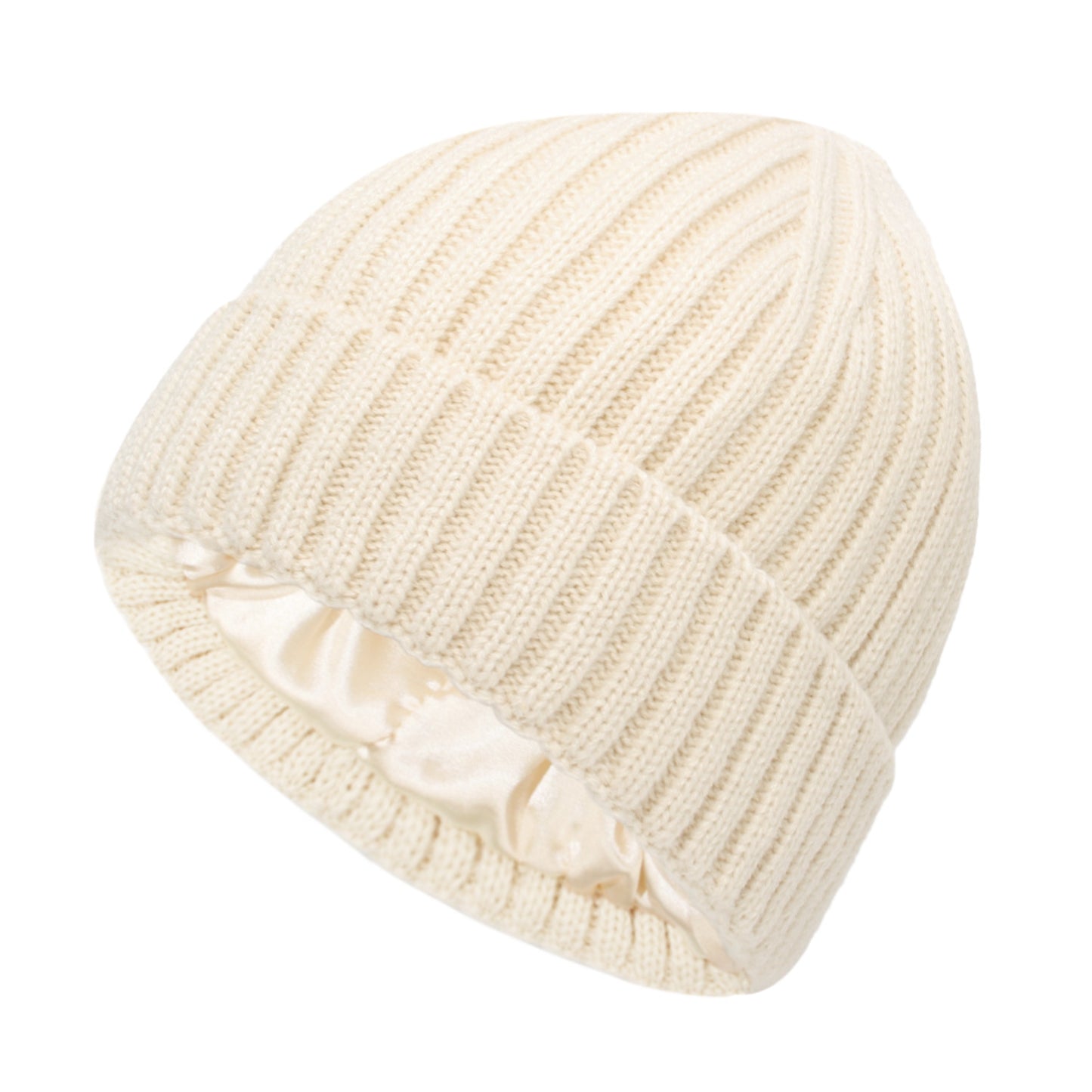 Satin-Lined Knit Winter Hats | Two Sizes to Choose From - Mother Daughter/Son Beanies. Protect  your hair with our Toques