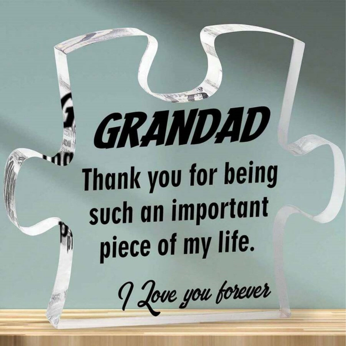 Gifts of Love | Transparent Acrylic Table Ornaments