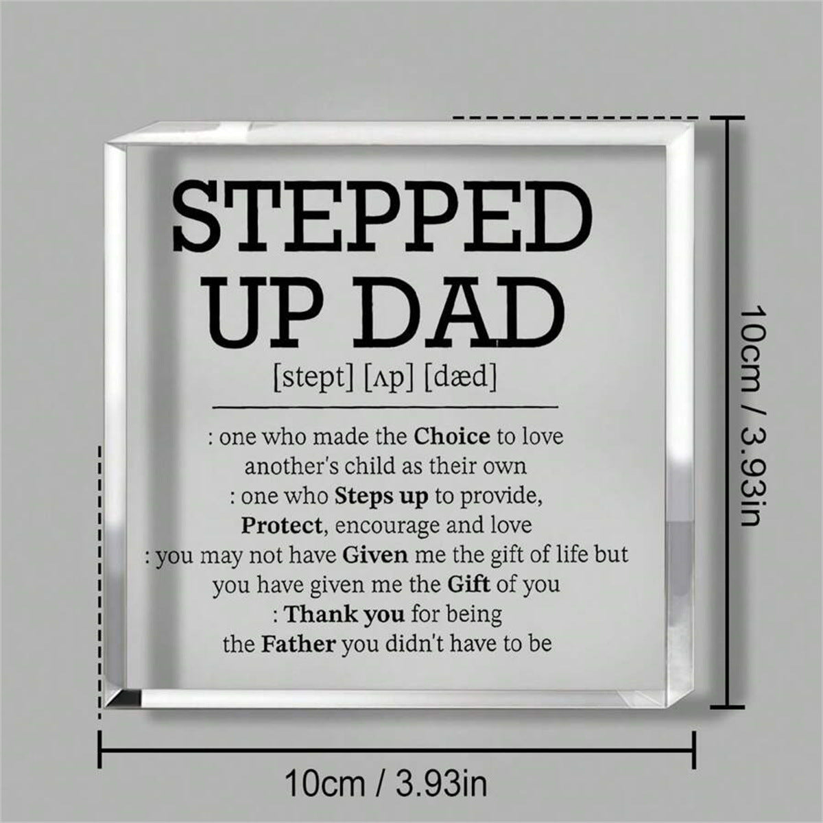 Gifts of Love | Transparent Acrylic Table Ornaments