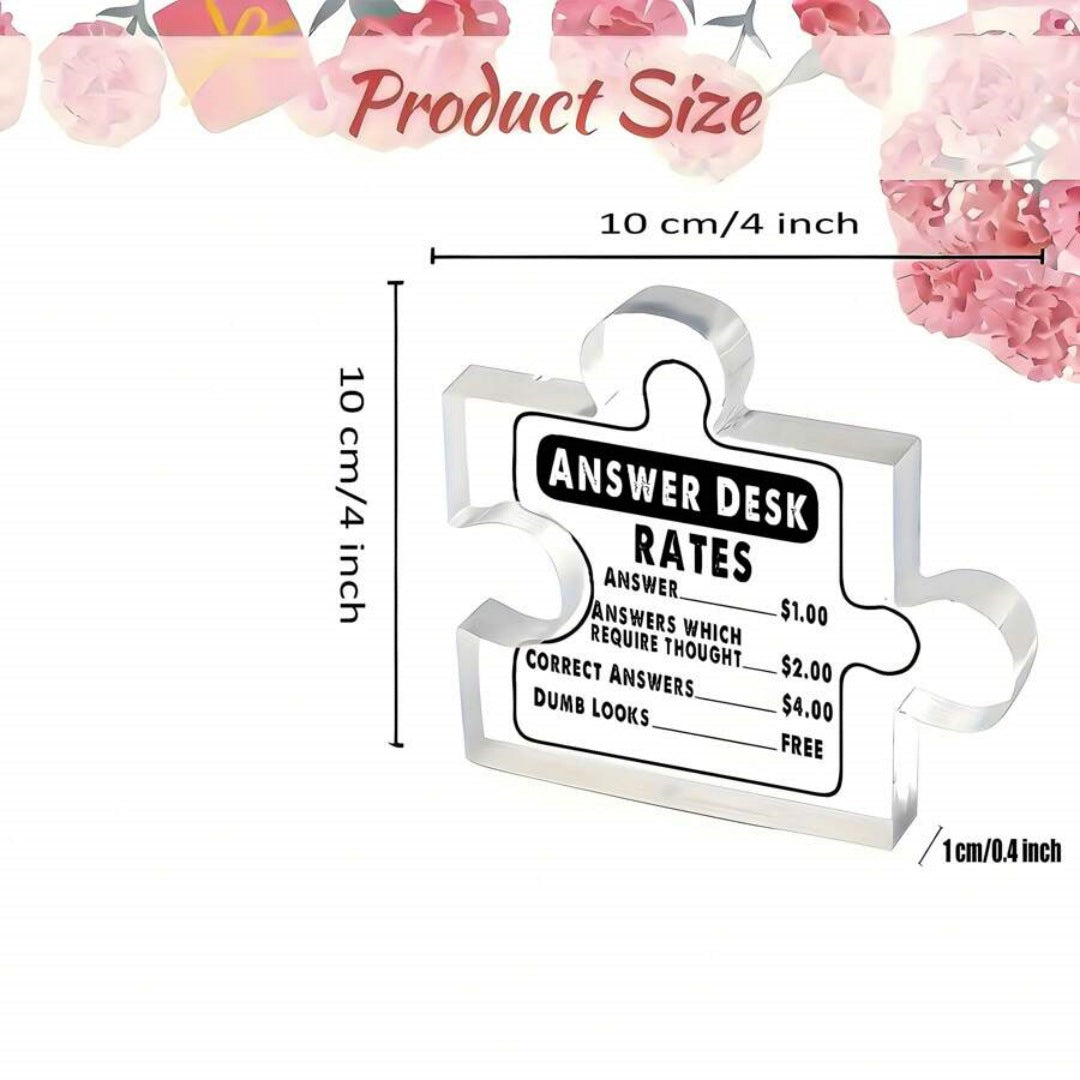 Gifts of Love | Transparent Acrylic Table Ornaments