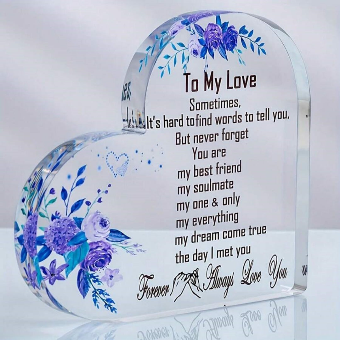 Gifts of Love | Transparent Acrylic Table Ornaments