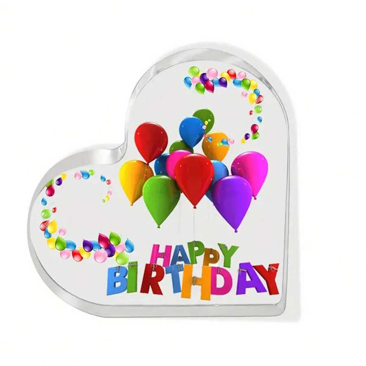 Gifts of Love | Transparent Acrylic Table Ornaments