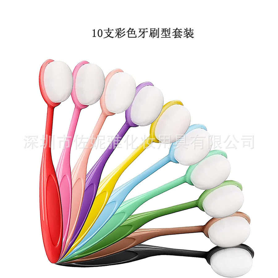 Coloured Ink Blending Brushes | Toothbrush Style with Soft Bristles