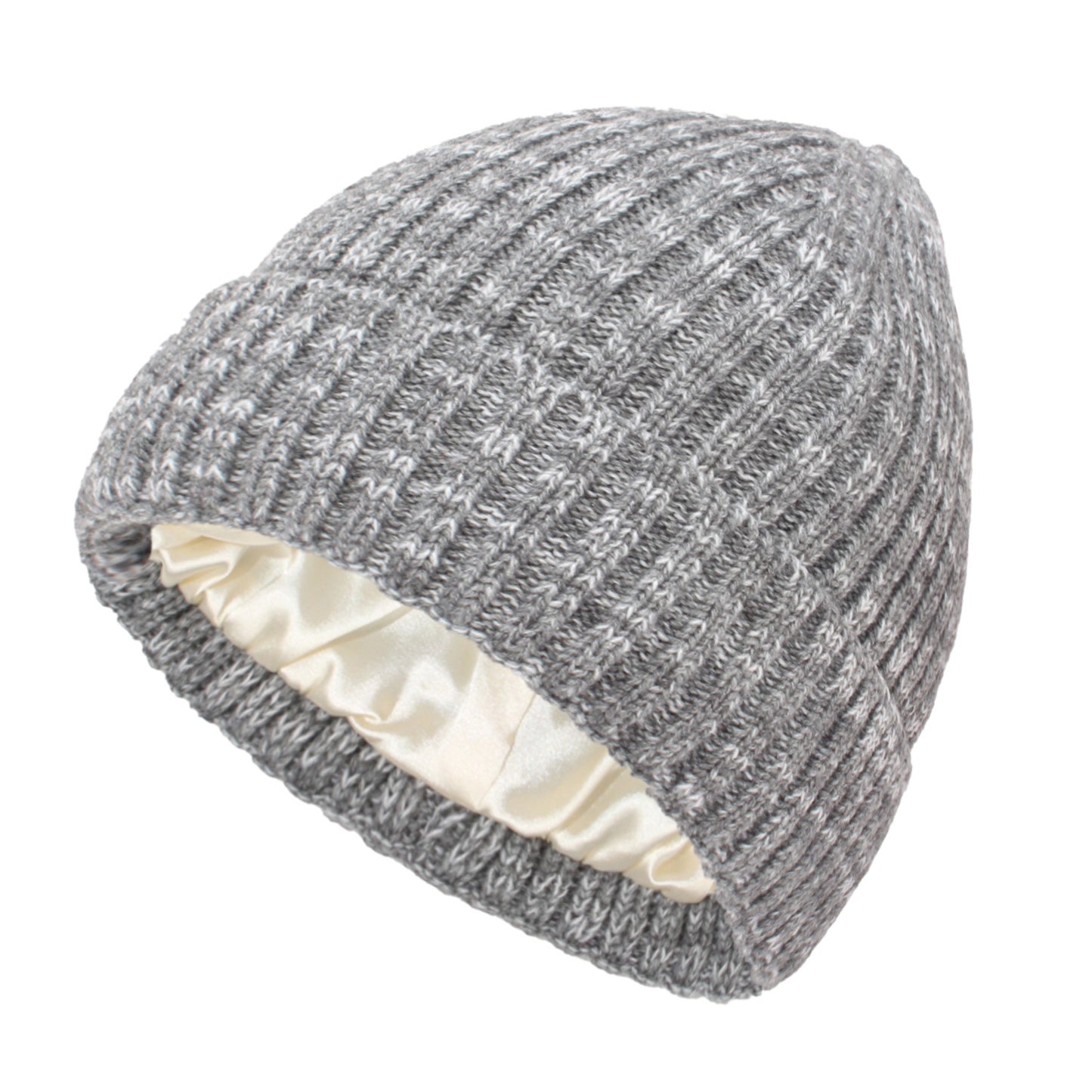 Satin-Lined Knit Winter Hats | Two Sizes to Choose From - Mother Daughter/Son Beanies. Protect  your hair with our Toques