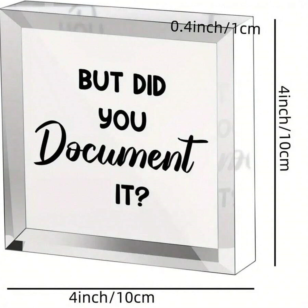 Gifts of Love | Transparent Acrylic Table Ornaments