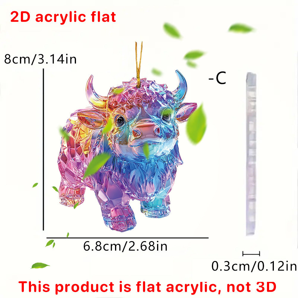 Crystal Looking Hanging Ornaments | Acrylic Car or Tree Decorations