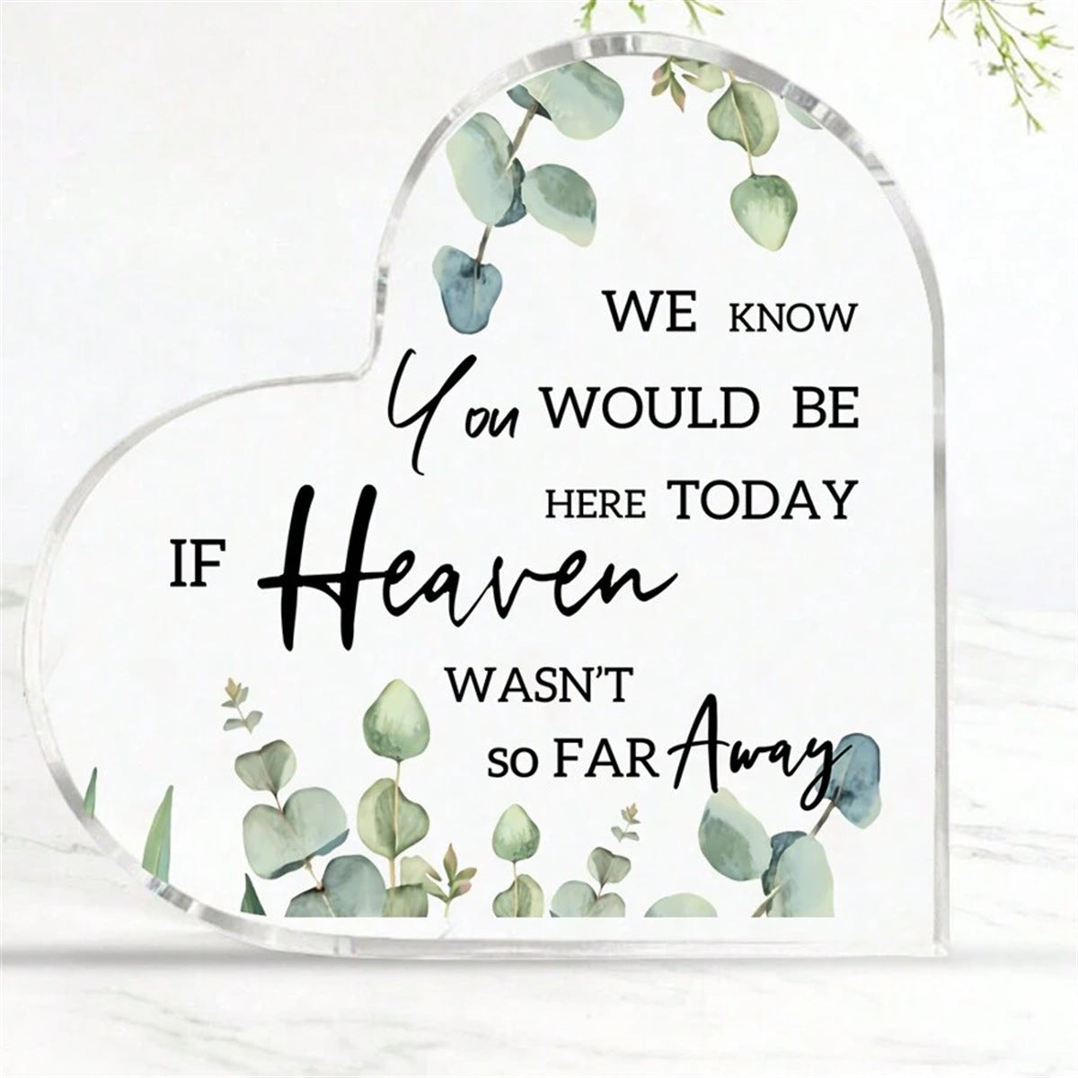 Gifts of Love | Transparent Acrylic Table Ornaments