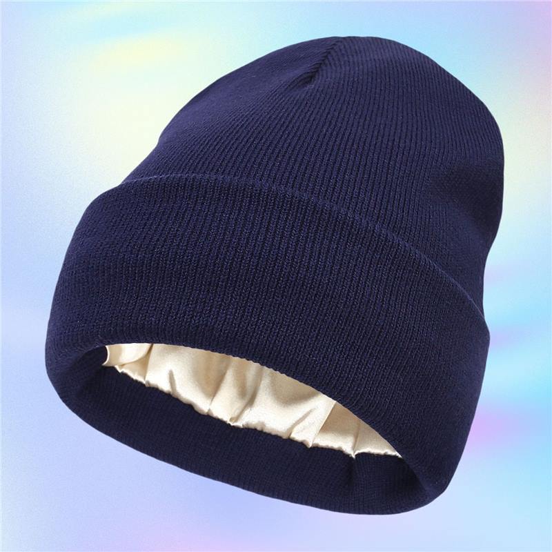 Protect your hair with our Satin-Lined Toque | Helps with Dry Hair and Frizz during Wintertime