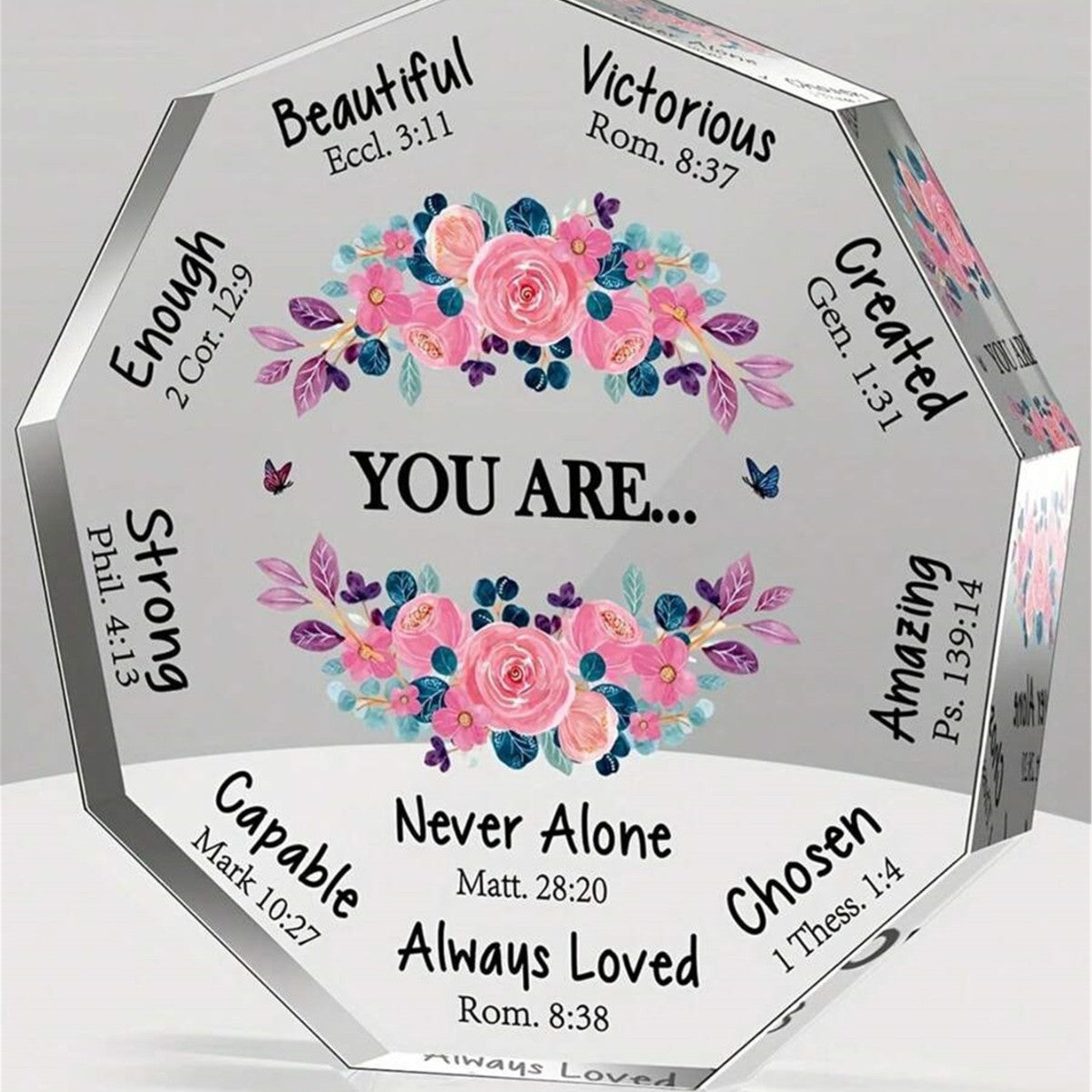 Gifts of Love | Transparent Acrylic Table Ornaments