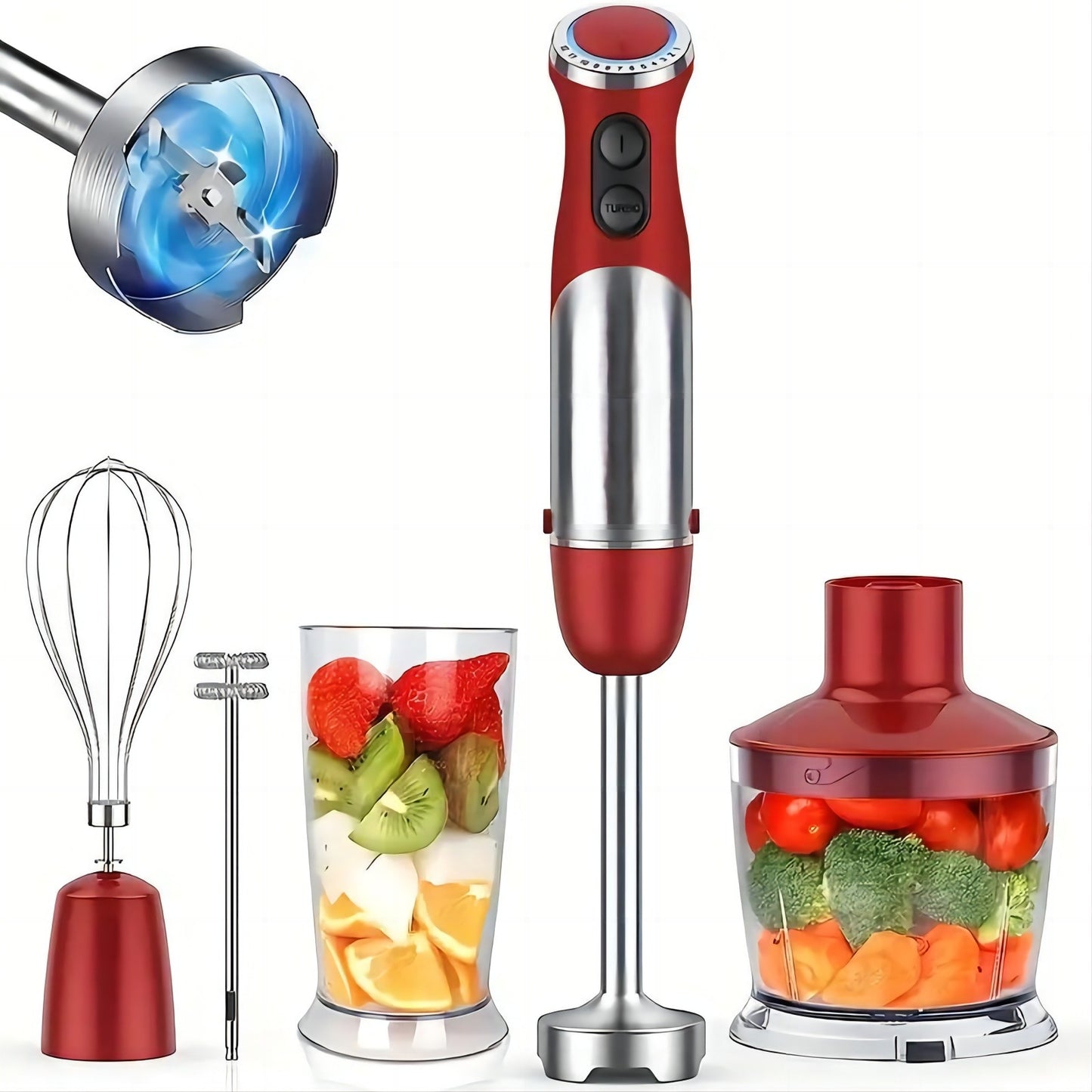 Immersion Blender Set | 1000W Power - Compact Kitchen Workhorse