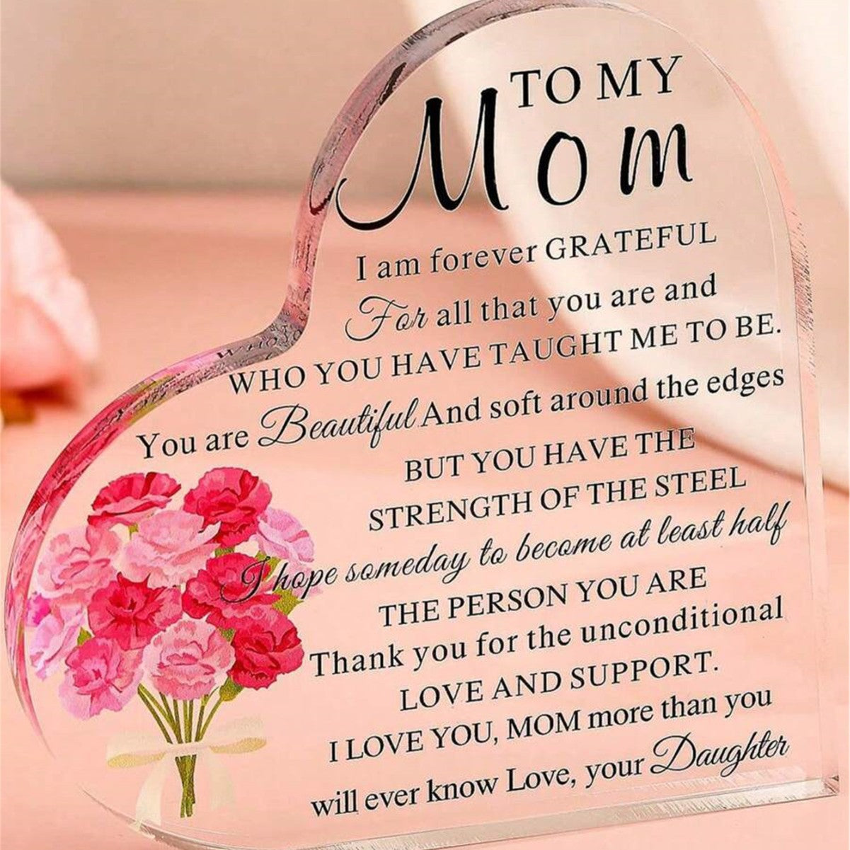 Gifts of Love | Transparent Acrylic Table Ornaments