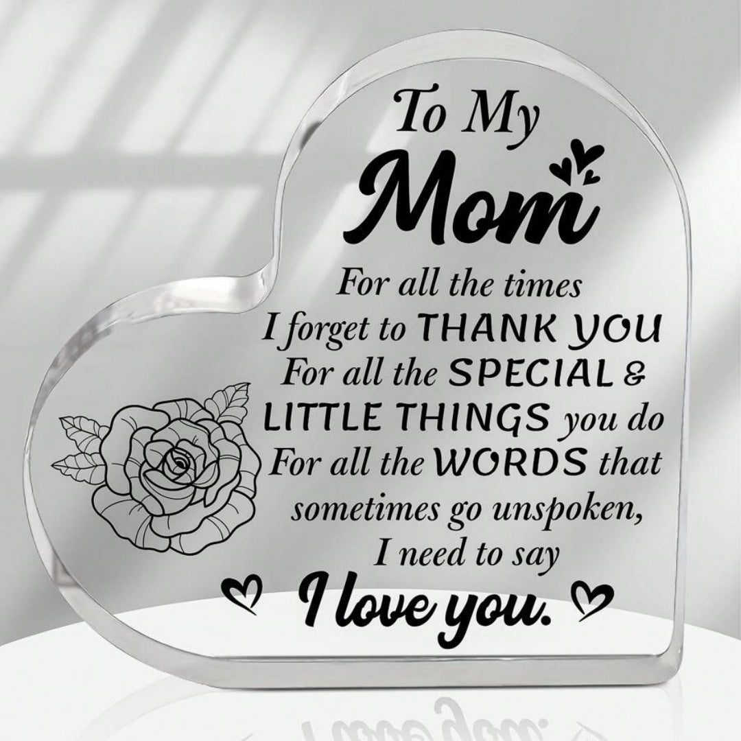 Gifts of Love | Transparent Acrylic Table Ornaments