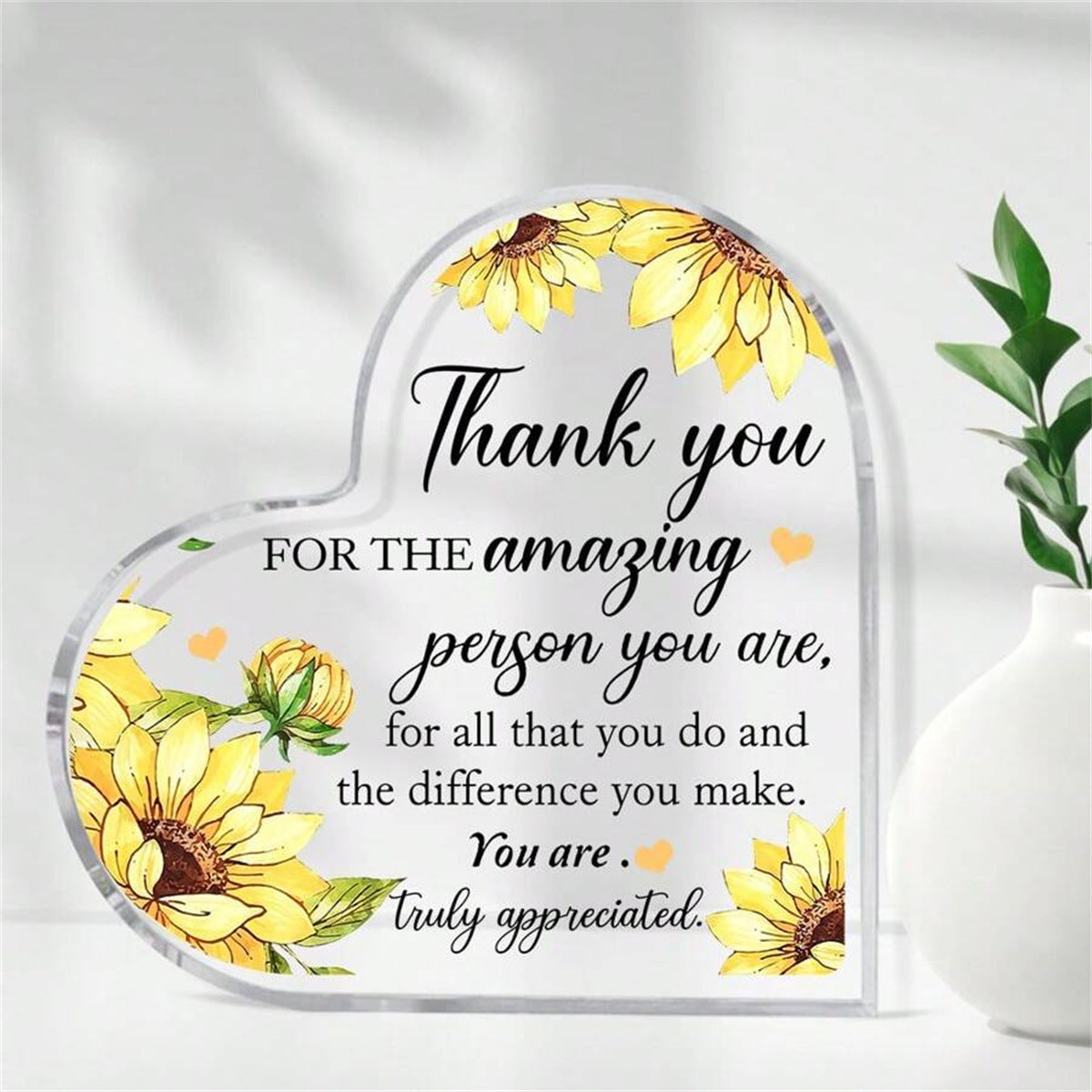 Gifts of Love | Transparent Acrylic Table Ornaments