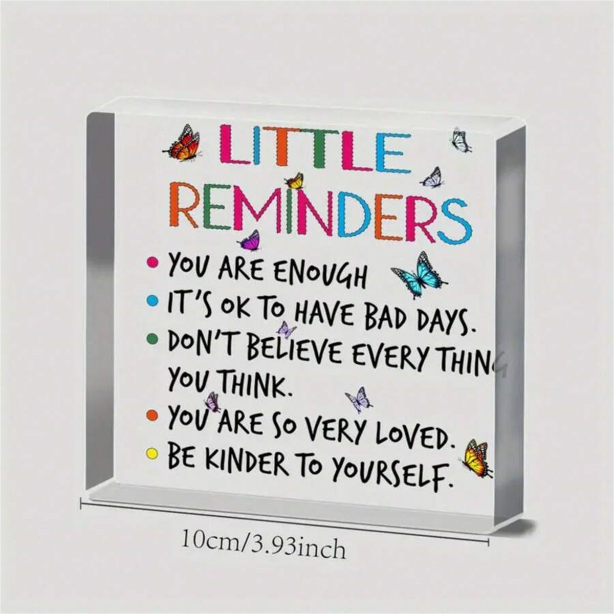 Gifts of Love | Transparent Acrylic Table Ornaments