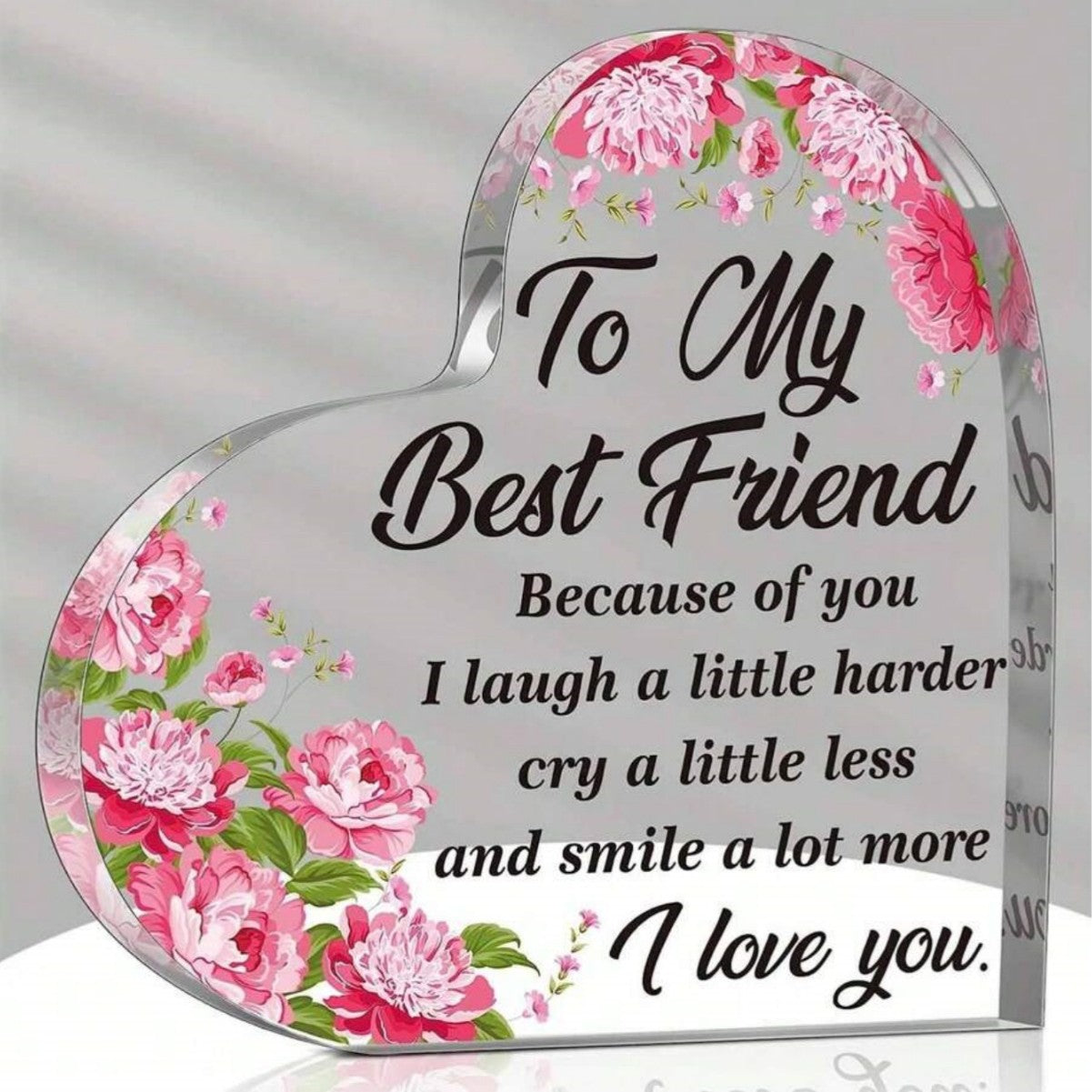 Gifts of Love | Transparent Acrylic Table Ornaments