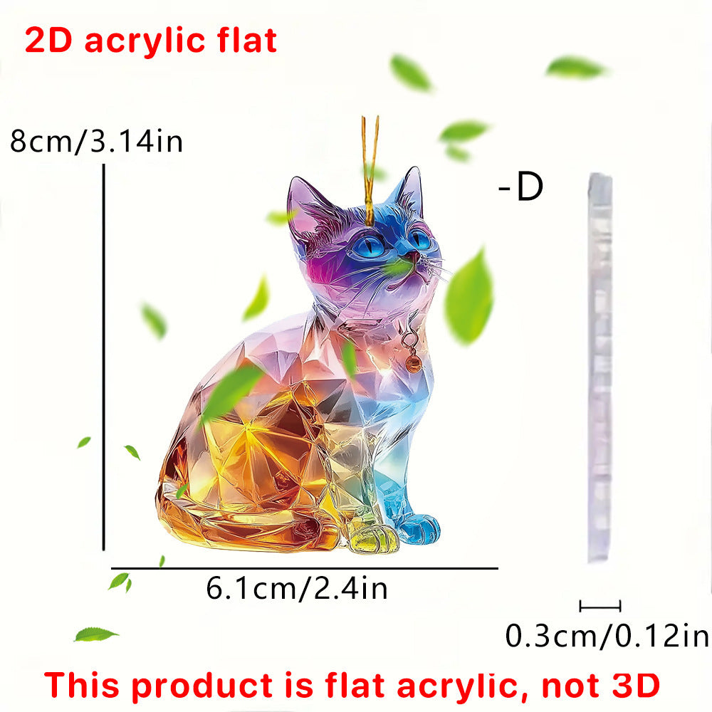 Crystal Looking Hanging Ornaments | Acrylic Car or Tree Decorations