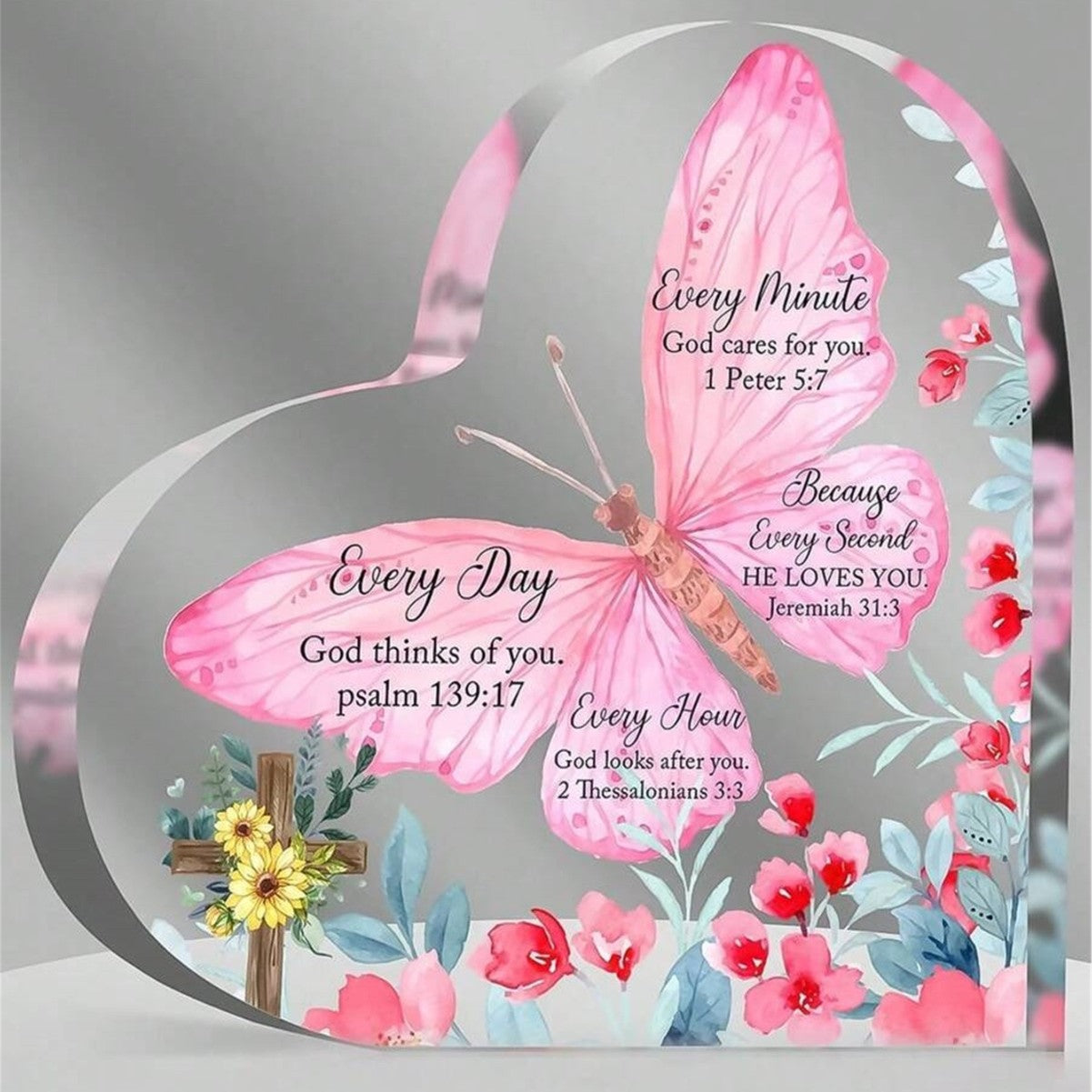 Gifts of Love | Transparent Acrylic Table Ornaments