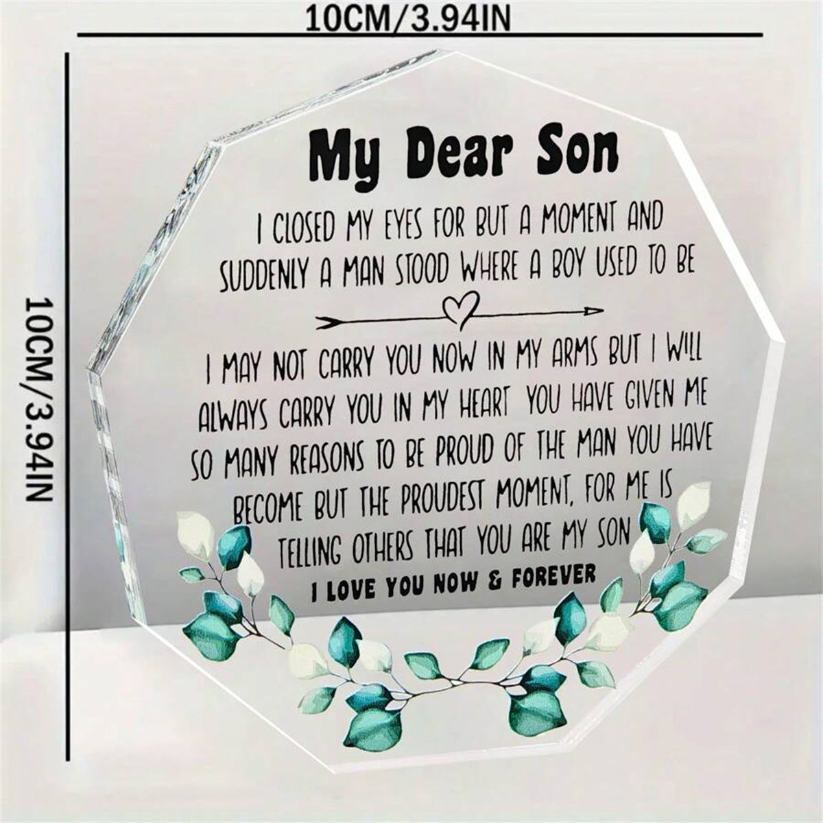 Gifts of Love | Transparent Acrylic Table Ornaments