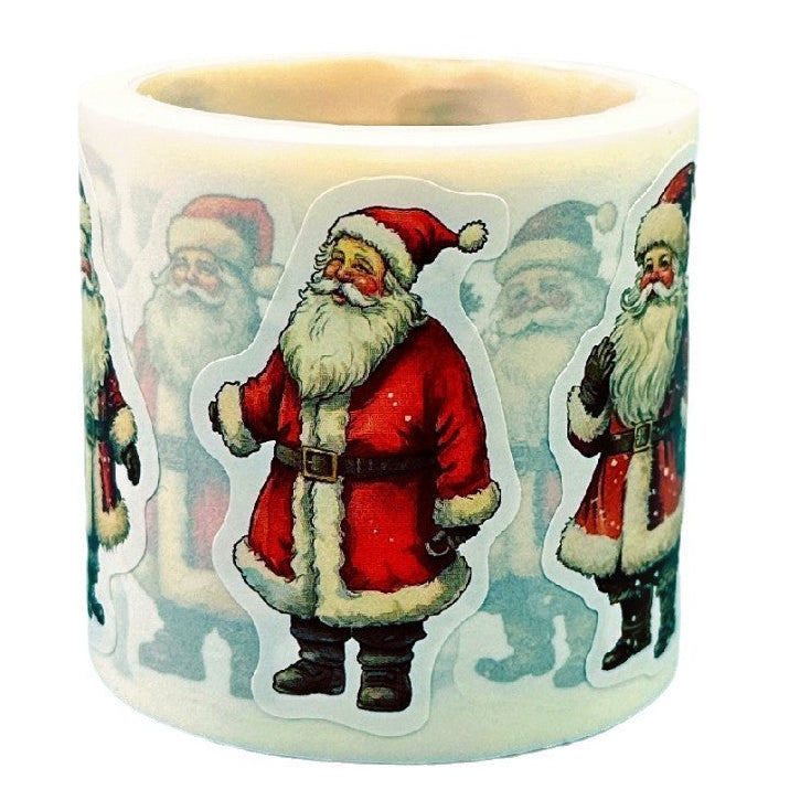 Christmas Stickers | Self-adhesive Gift Decorations - 250 stickers/roll