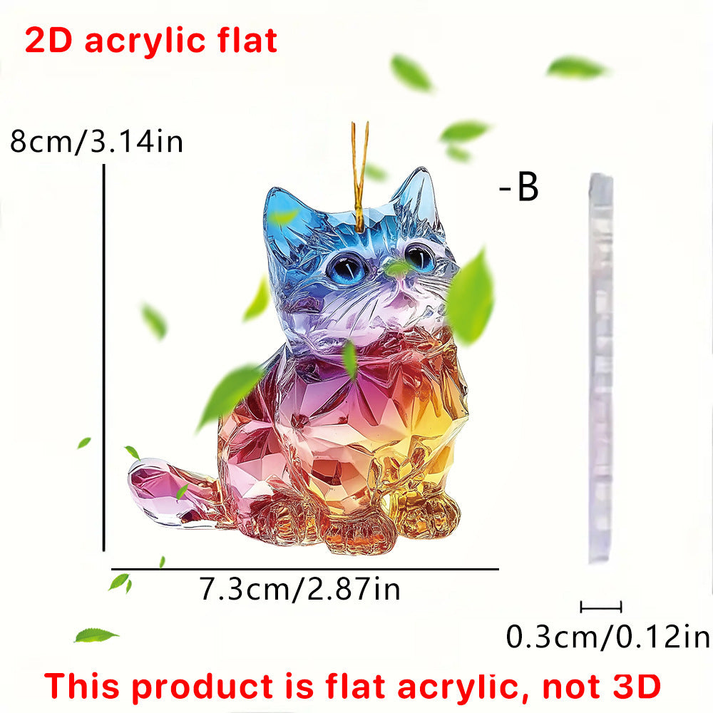 Crystal Looking Hanging Ornaments | Acrylic Car or Tree Decorations