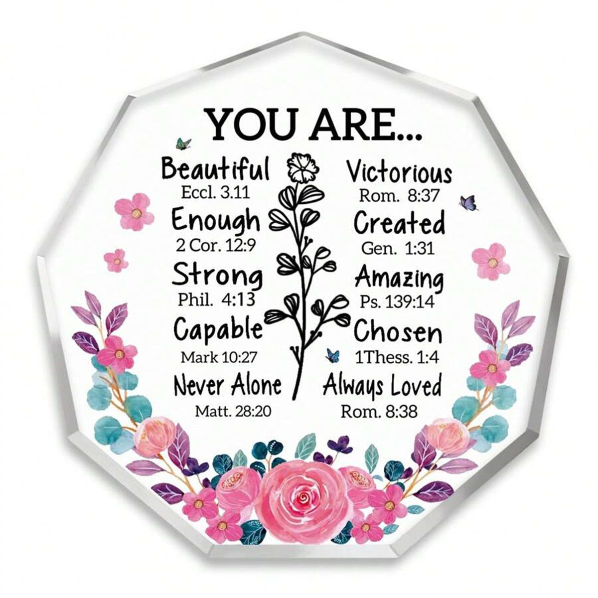 Gifts of Love | Transparent Acrylic Table Ornaments