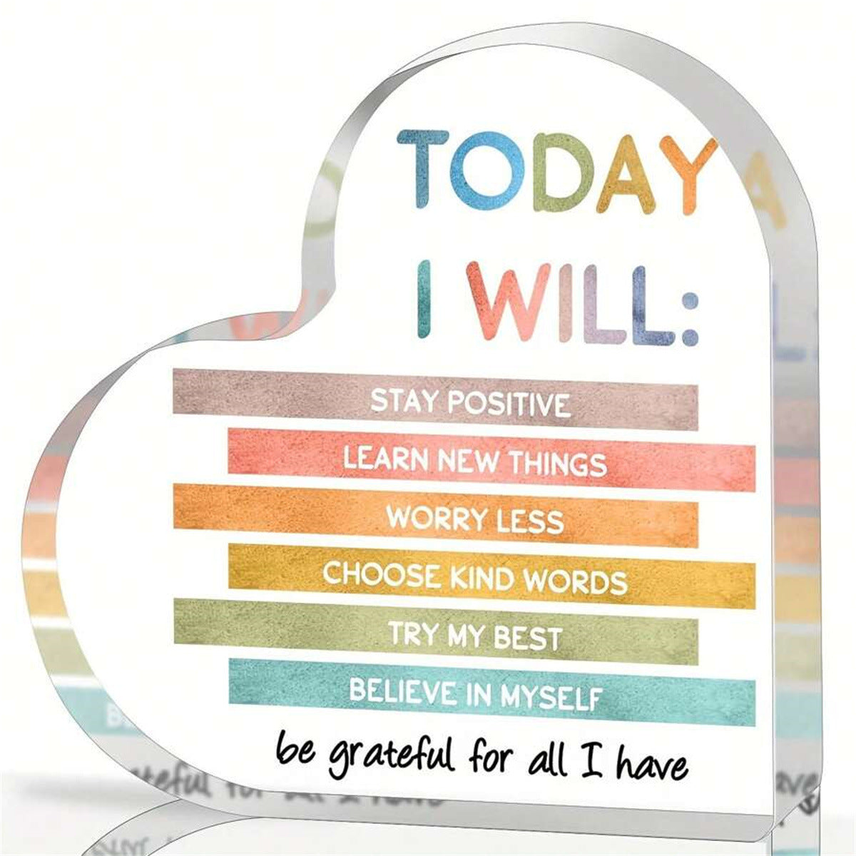 Gifts of Love | Transparent Acrylic Table Ornaments