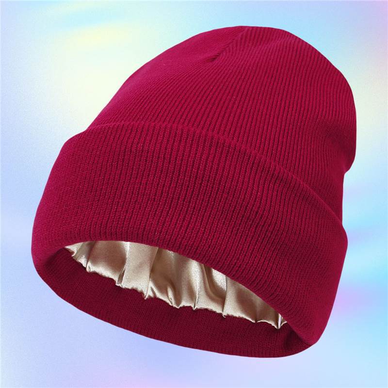 Protect your hair with our Satin-Lined Toque | Helps with Dry Hair and Frizz during Wintertime